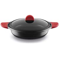 Castey - Cacerola Baja Inducción 40 cm Con Tapadera